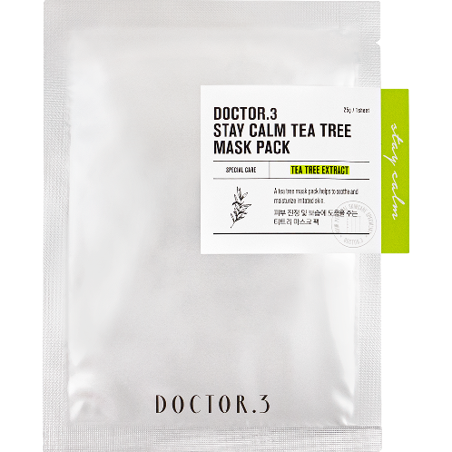 Doctor.3 Stay Calm Tea Tree Mask Pack